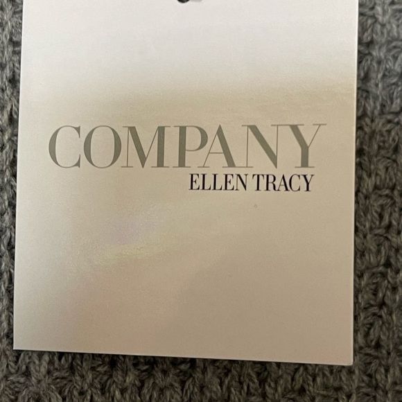 NWT COMPANY ELLEN TRACY sleeveless sweater, XXL, Grey - Picture 4 of 10